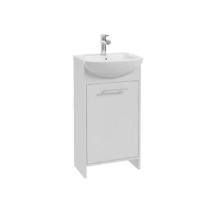 Fürdőszoba szekrény mosdóval Karo 50 fehér kép