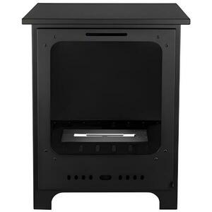 Biokandalló szabadon álló Koza Mini fekete matt üvegezett kép