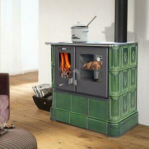 Acél kályhás tűzhely Steyr Sparherd Glassgreen kép