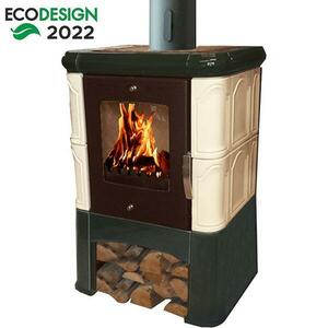 Kandallókályha Piccolo II butter-grassgreen 6k kép