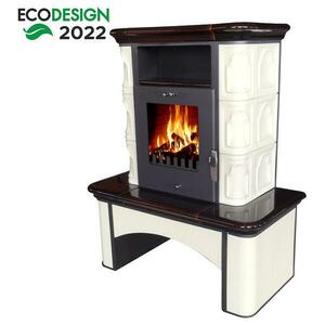 Kandallókályha Bremen II butter-coffebrown 7 kw kép