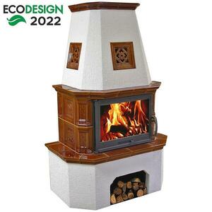 Kandallókályha Koln Goldbrown 9 kW kép