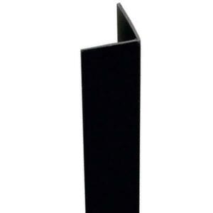 Sarokprofil öntapadós pvc fekete 19.5x19.5x1000 kép