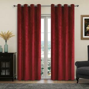 Függönyök karikákkal, LILI YC11931/280G/11/140x250 piros kép