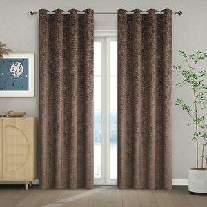 Függönyök karikákkal, NELA YC11934/280G/05/140x250 barna kép