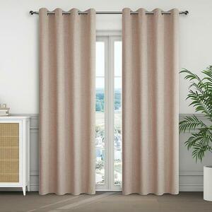 Függönyök karikákkal, KSENIA YC11867/280G/7/140x250 barna kép