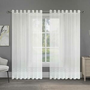 Függöny karikákkal JULIA E6216 300x160 fehér kép