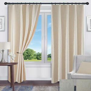 Behúzó szalagos függöny GALONI SF260212/135x180/bézs kép