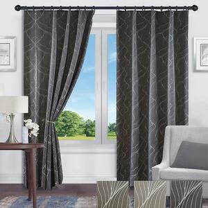 Behúzó szalagos függöny CELINA HM24399/135x250/szürke kép