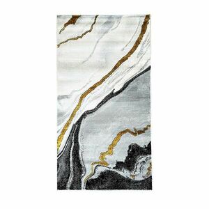 Szőnyeg Frisee Diamond 1, 6/2, 3 A0050 fekete/arany kép