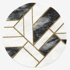 Szőnyeg Diamond 1, 6/1, 6 A0033 fekete/arany kép