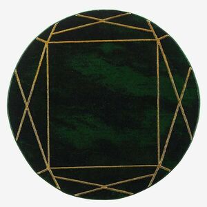 Szőnyeg Diamond 0, 8/0, 8 A0077 zöld/arany kép