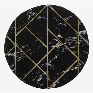 Szőnyeg Diamond 0, 8/0, 8 A0052 fekete/arany kép