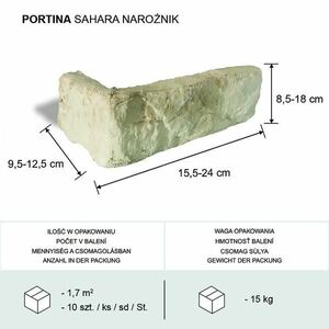 Csempe dekoratív Sarok Portina Sahara kép