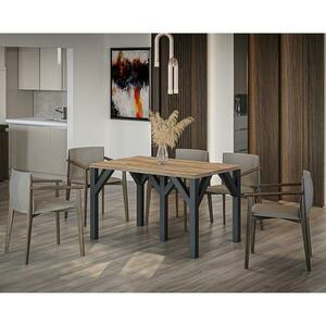 Asztal Dunaj 405 tölgy arany craft kép