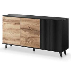 Komód Mandom km wotan/fekete kép