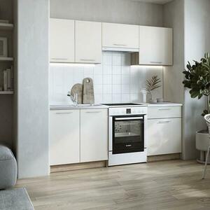 Konyhabútor Marija 200 zb 28mm vanília szőnyeg/kor sonoma kép