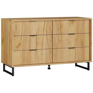 Komód Konor 120 6s D.Craft Aranysárga kép