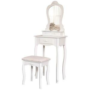 Fésülködő asztal +Taburett Sylvia 012 9512 fehér kép
