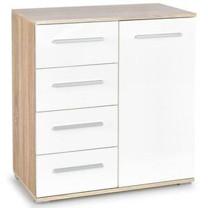 Komód Lima KM-2 sonoma/fehér kép