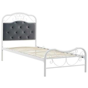 Ágy Fabrizia 90 szürke/fehér kép