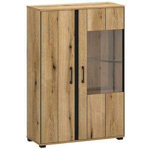 Vitrin 2d3s Kendal C Light + Black kép