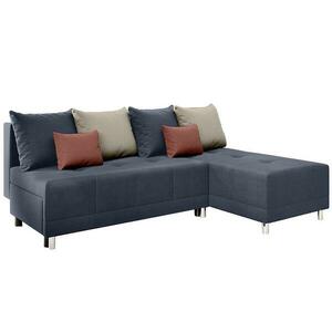 Sarokgarnitúra szett Max New Vena 15+7+1 sötétkék kép