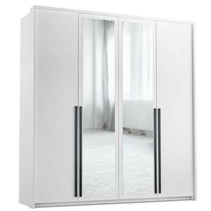 Szekrény Naomi 210 Fehér/ Tükör kép