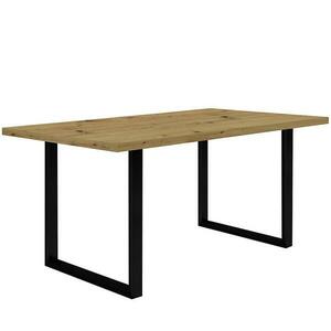 Asztal Tarazjus 160 cm TBLT442-D78-904 artisan/fekete kép