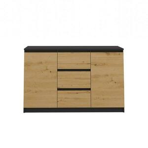 Komód 2D3S Antracit/Artisan kép