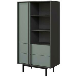 Vitrin Alsy 4 Aloé/Antracit kép