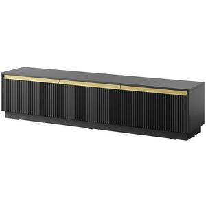 Szekrény RTV Royal 180 Fekete kép