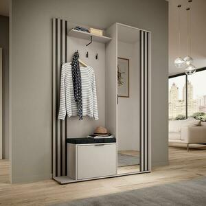 Előszobafal Nelly Kasmír/Fekete Pop kép