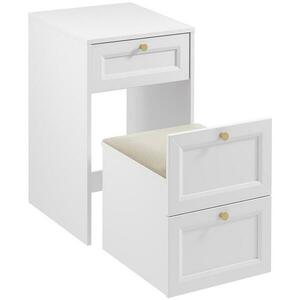 Fésülködőasztal Ts Rel fehér kép