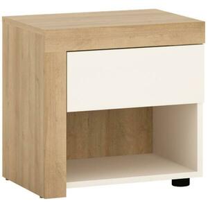 Éjjeliszekrény Lyon Lyok03l 1s Tölgy Riviera Fényes/Fehér kép