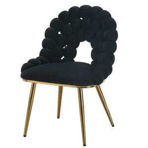Szék Dune 12509 fekete/aranysárga kép