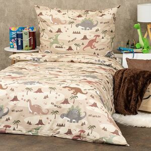 4Home Dino world gyerek pamut ágyneműhuzat, 140 x 200 cm, 70 x 90 cm, 140 x 200 cm, 70 x 90 cm kép
