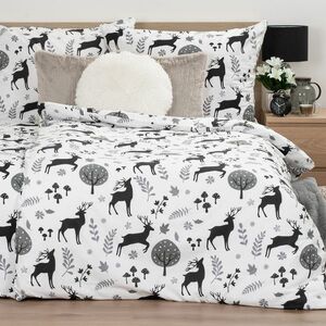 4Home Flanel ágynemű Autumn Forest, 220 x 200 cm, 2 db 70 x 90 cm kép