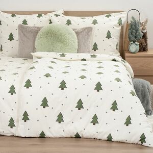 4Home Flanel ágynemű Little Trees, 160 x 200 cm, 70 x 80 cm kép