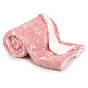 4Home Heart világító gyapjú hatású pléd, 150 x 200 cm kép