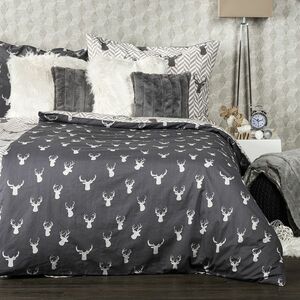 4Home Reindeer pamut ágyneműhuzat, 140 x 200 cm, 70 x 90 cm, 140 x 200 cm, 70 x 90 cm kép