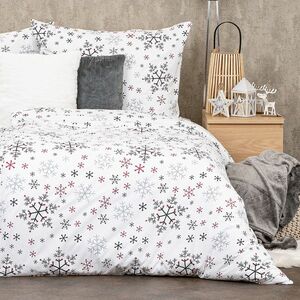 4Home Snowflakes pamut ágyneműhuzat, 140 x 200 cm, 70 x 90 cm kép