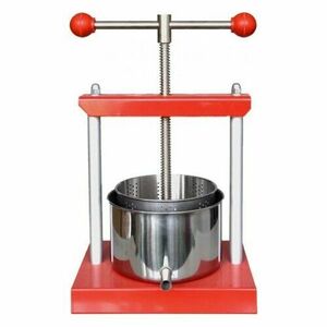 Rozsdamentes acél kézi gyümölcsprés, 6 l kép