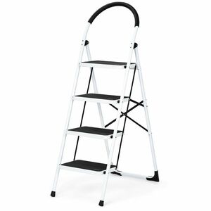 4Home összecsukható acél lépcsőfokok, 4 fok, 4 lépcsőfok kép