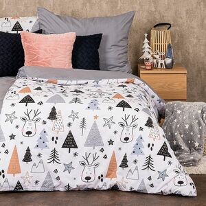 4Home Nordic forest pamut ágyneműhuzat, 140 x 200 cm, 70 x 90 cm kép