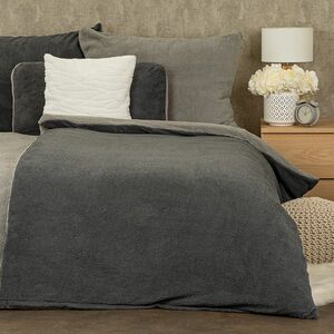 4Home Teddy gyapjú hatású ágyneműhuzat, szürke, 140 x 200 cm, 70 x 90 cm, szürke kép