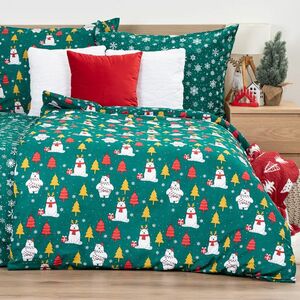 4Home Polar Bear pamut ágyneműhuzat, 140 x 200 cm, 70 x 90 cm kép