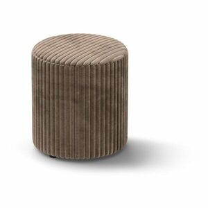 Barna kordbársony puff Dia – Micadoni kép