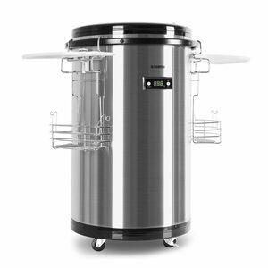 Klarstein Mr. Barbot, bárhűtő, 50 liter, F energiahatékonysági osztály, rozsdamentes acél kép