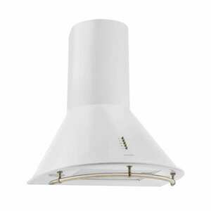 Klarstein Lumio Neo, retró kéményes páraelszívó, 60 cm, 610 m³/ó, nemesacél, fehér kép